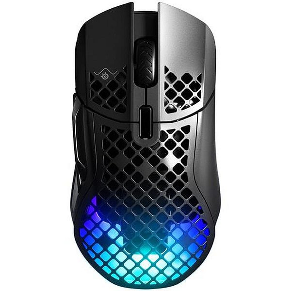 Mouse Wireless SteelSeries Aerox 5 - Preto com Alta Precisão e Desempenho