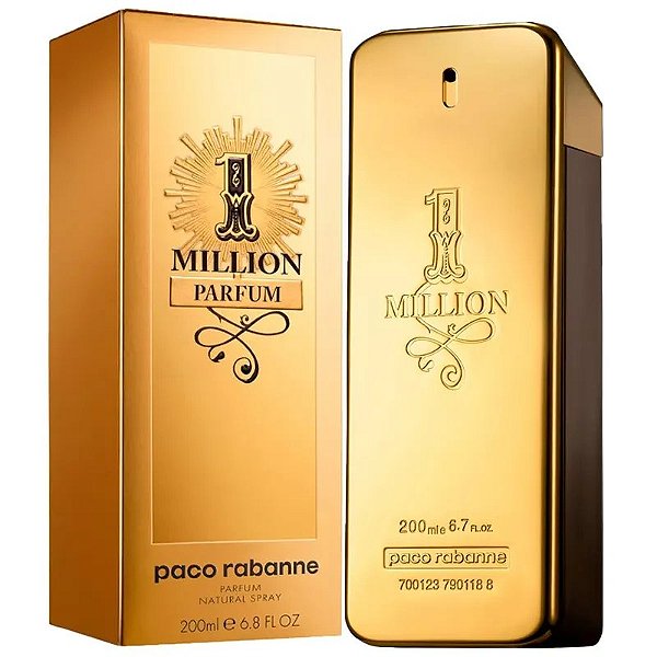 Perfume Masculino Paco Rabanne 1 Million Parfum EDP 200mL - Edição Exclusiva