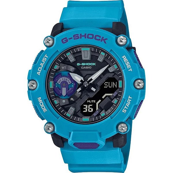 Relógio Masculino Casio G-Shock GA-2200-2ADR - Analógico/Digital Resistente e Estiloso