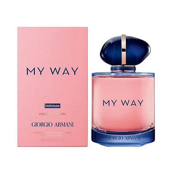 Perfume Armani MY Way Intense Eau de Parfum 90ML - Fragância Luxuosa e Marcante