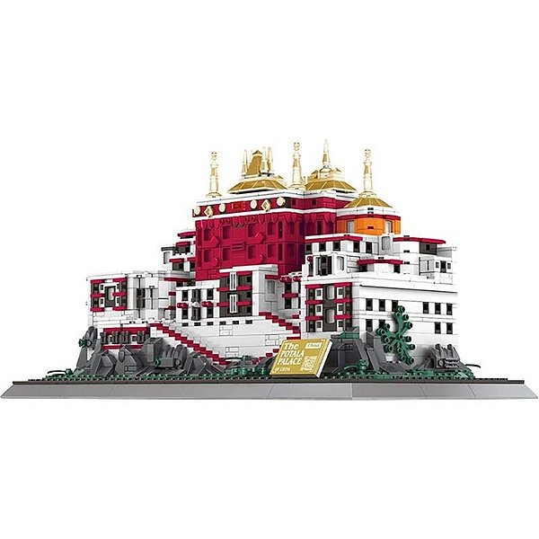 Blocos de Montagem Arquitetura: Palácio Potala Wange - 6217 (1464 Peças)