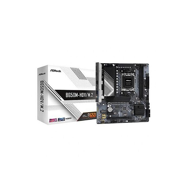 Placa Mãe Asrock B650M-HDV AM5 DDR5 M.2 com saídas HDMI e DP