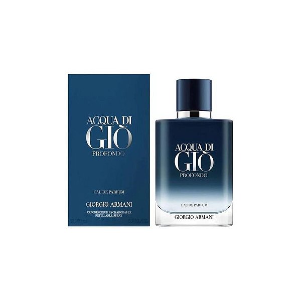 Perfume Giorgio Armani Acqua Di Gio Profondo EDP 100ML - Fragrância Masculina Elegante
