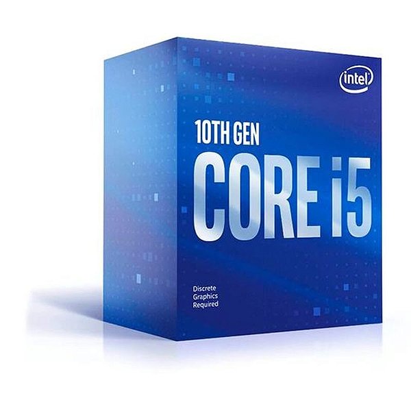 Processador Intel Core i5-10400F 6 Núcleos 12 Threads LGA 1200 2.9GHz/4.3GHz Turbo 12MB Cache