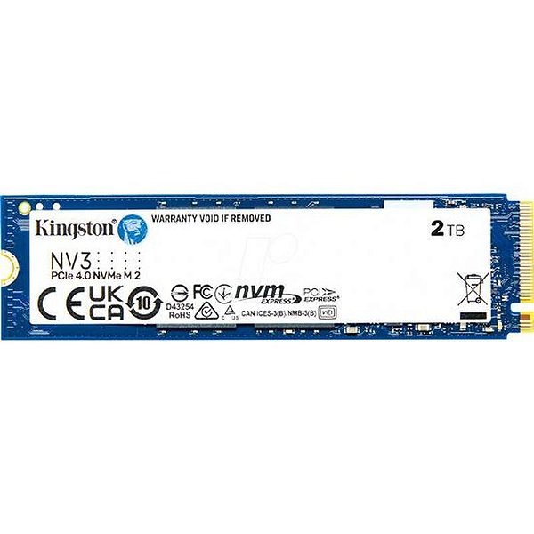 SSD Interno Kingston M.2 NVMe 4.0 2TB SNV3S - Alta Performance e Velocidade