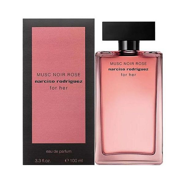 Perfume Narciso Rodriguez Musc Noir Rose Eau De Parfum 100ml - Fragrância Floral Intensa E Sofisticada.