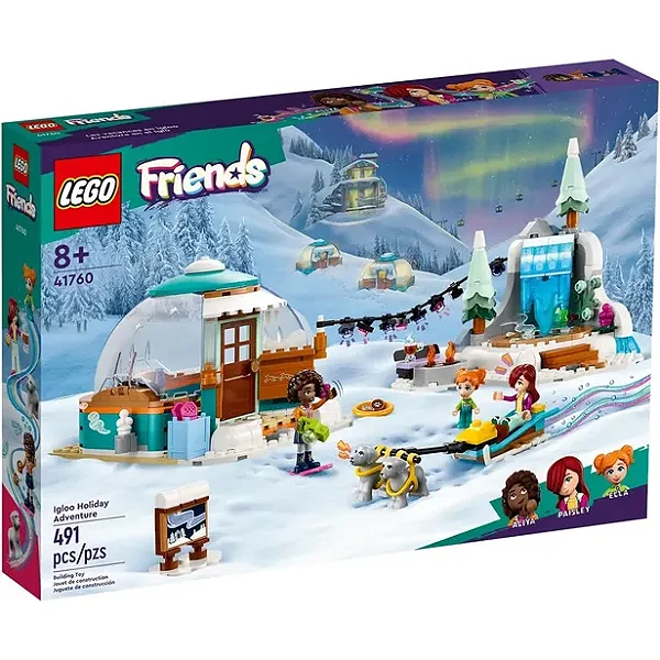 Conjunto De Construção Lego Amigos Residência Gelada - 41760 (491 Peças)