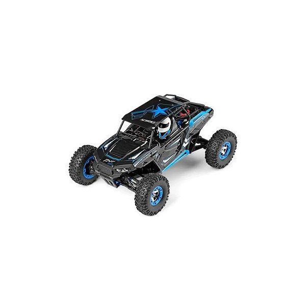 Carro Off-Road Wltoys 1/12 50KM 4WD Impermeável Azul 12427-B