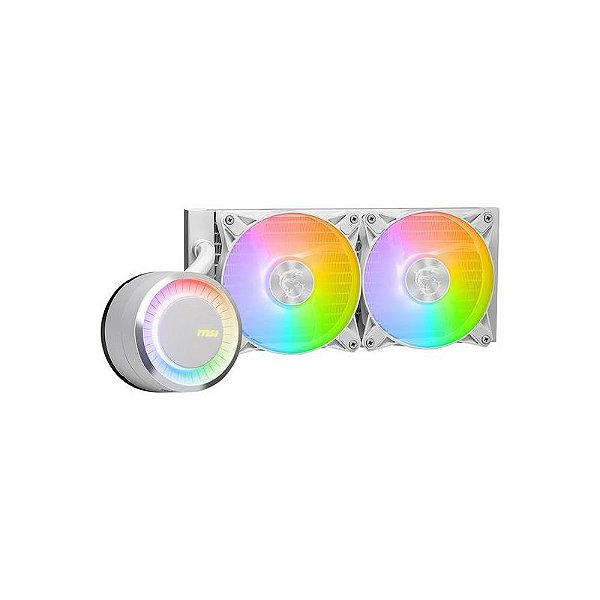 Refrigeração de Processador MSI Mag Coreliquid E240 ARGB 240MM - Branco