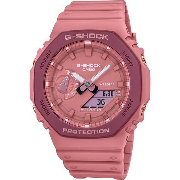 Relógio Casio G-Shock Ga-2110Sl-4A4Dr Feminino Analógico/Digital Rosa