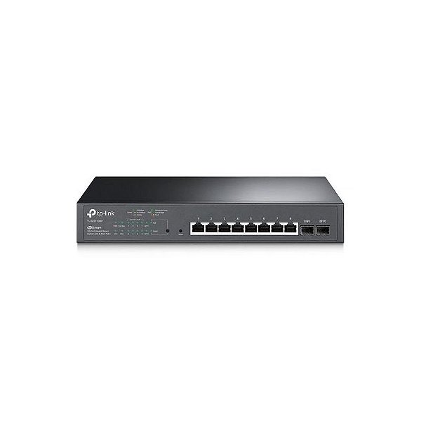 Switch Hub TP-Link TL-SG2210MP 10 Portas PoE+ 1000Mbps - Cinza