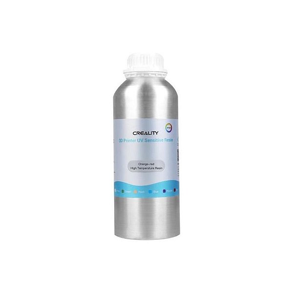 Resina de Alta Temperatura Creality 500G para Impressora 3D - Laranja Vermelho
