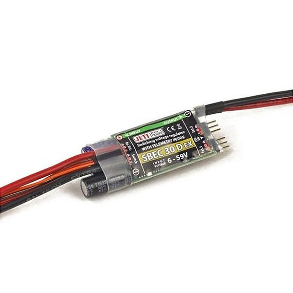 Regulador de Tensão Jeti Sbec 30A 5-8.4V para Telemetria 2-16S JETIJSBEC-30-D