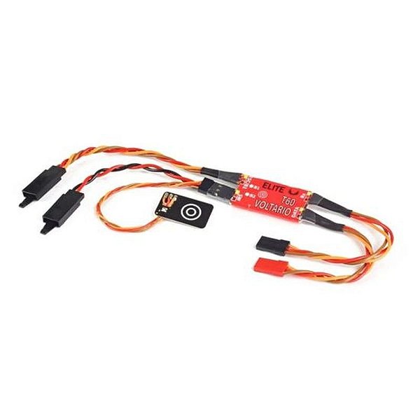 Interruptor Redundante Dual Eletrônico Jeti Voltario T60 com Bateria Reserva