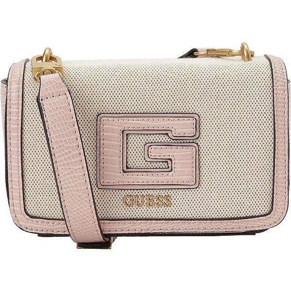 Bolsa Feminina Guess Natural Light Rose - Modelo WK919878