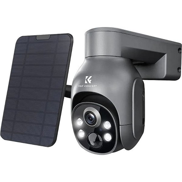 Câmera de Segurança Solar K&F Concept F8 4G LTE - Vigilância Eficiente e Sustentável