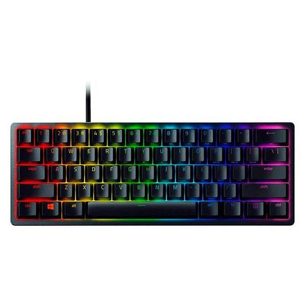 Teclado Mecânico Gamer Razer Huntsman Mini RGB Switch Vermelho - Preto