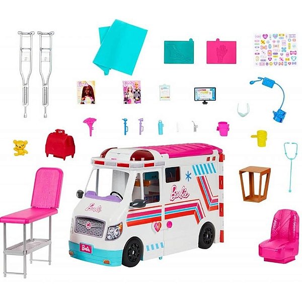 Boneca Barbie Mattel - Clínica de Atendimento Infantil HKT79
