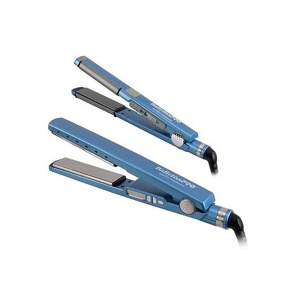 Chapinha Profissional Babyliss Pro BNTBLPP402TUZ 2V - Azul e Mini Chapinha Inclusa