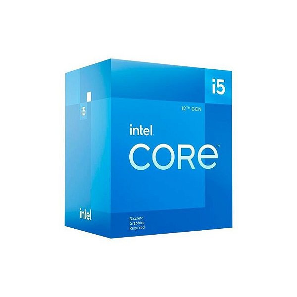 Processador Intel Core i5-12400F LGA 1700 6 Núcleos 12 Threads 2.5GHz até 4.4GHz Turbo