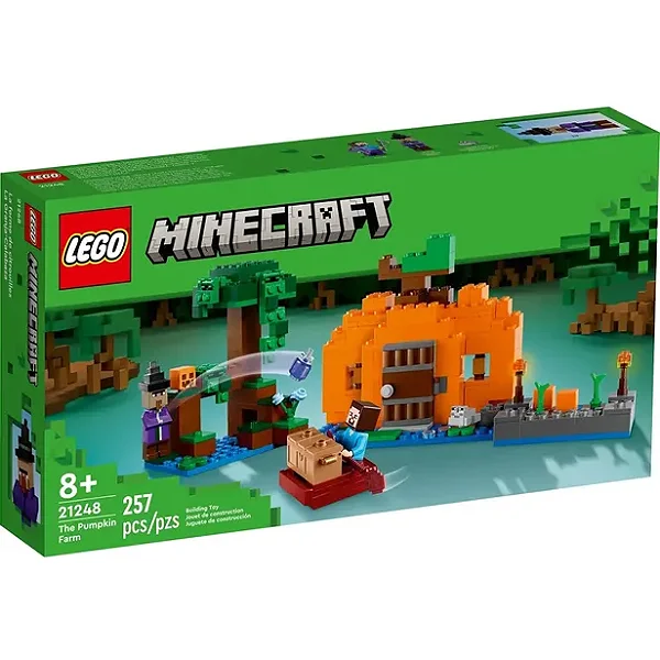Fazenda De Abóboras Lego Minecraft - 257 Peças