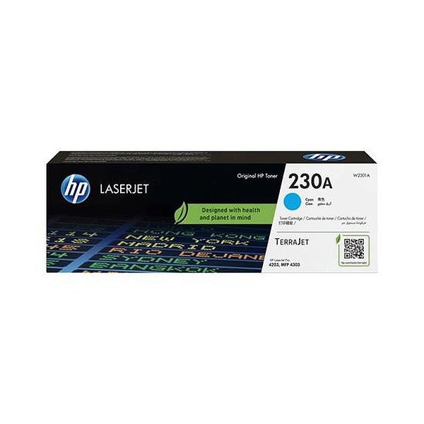 Toner Original HP 230 - Ciano - Impressão de Alta Qualidade