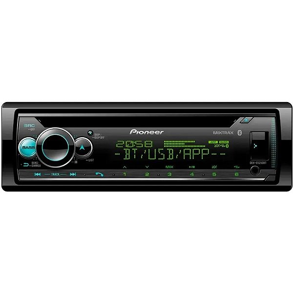 Reprodutor De Áudio Pioneer Deh-S5250Bt Com Usb, Bluetooth E Rádio Am/Fm Mixtrax