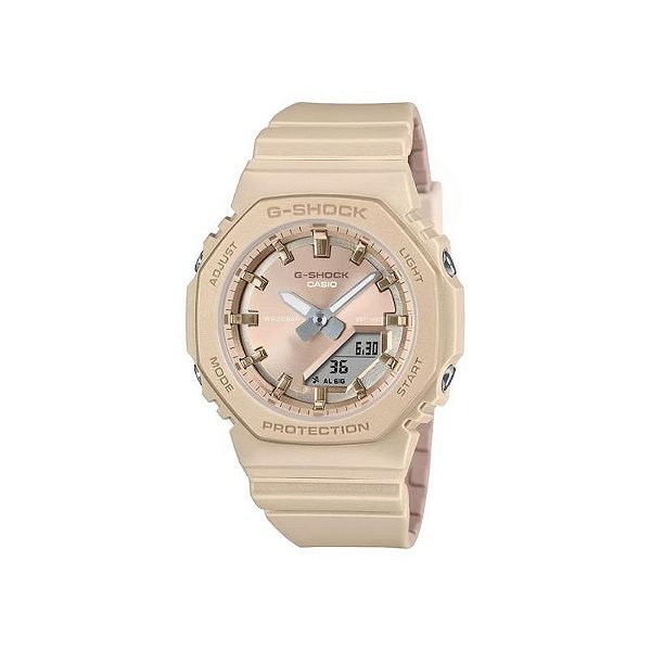Relógio Feminino Casio G-Shock GMA-P2100ST-9ADR Creme Dourado