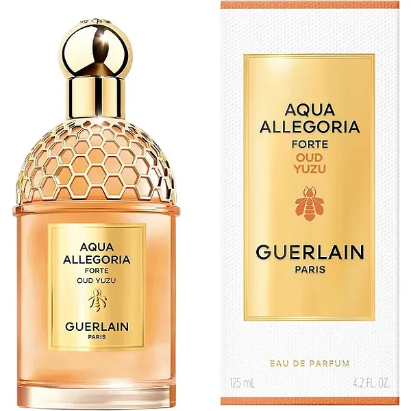 Perfume Guerlain Aqua Allegoria Forte Oud Yuzu Edp 125Ml - Unissex: Fragrância Luxuosa Com Toques Cítricos E Amadeirados.