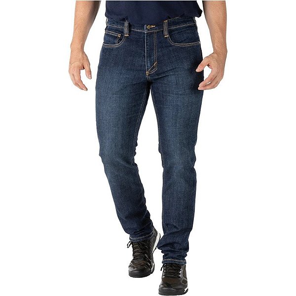 Jeans 5.11 Tactical Defender Flex Slim 74465 648 Stone Wash Indigo Masculi
