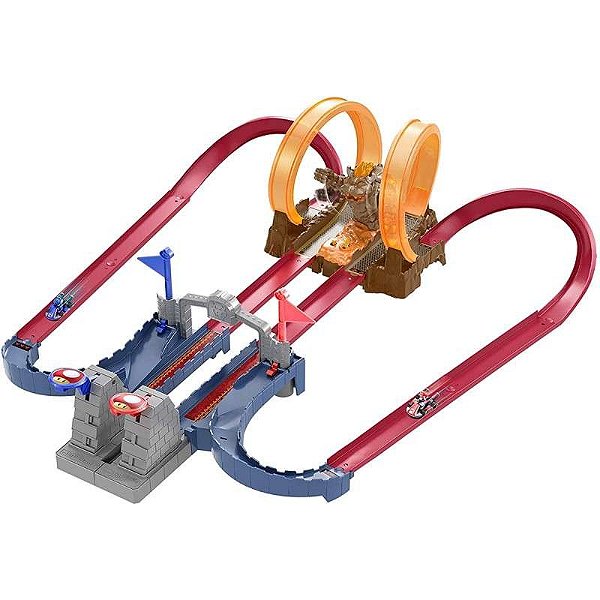 Pista Hot Wheels Mario Kart Castelo Do Bowser Mattel - Gnm22