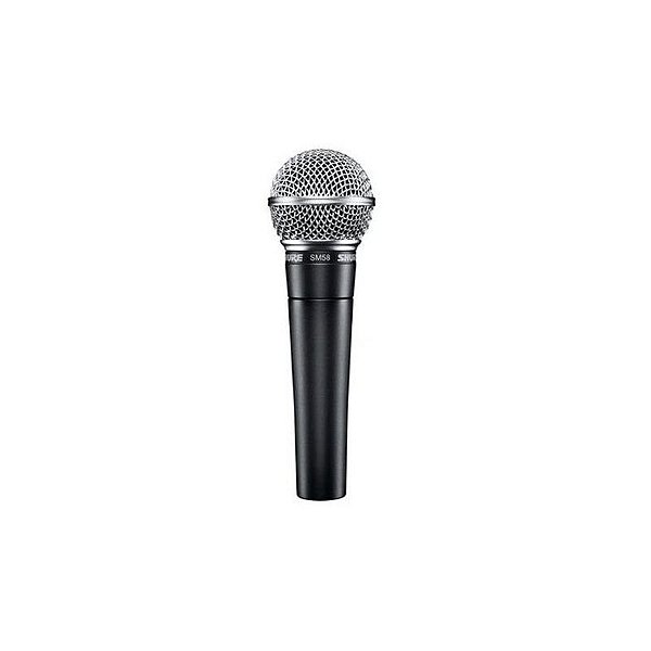 Microfone Vocal Shure Sm58 - Profissional De Alta Qualidade E Desempenho Superior.