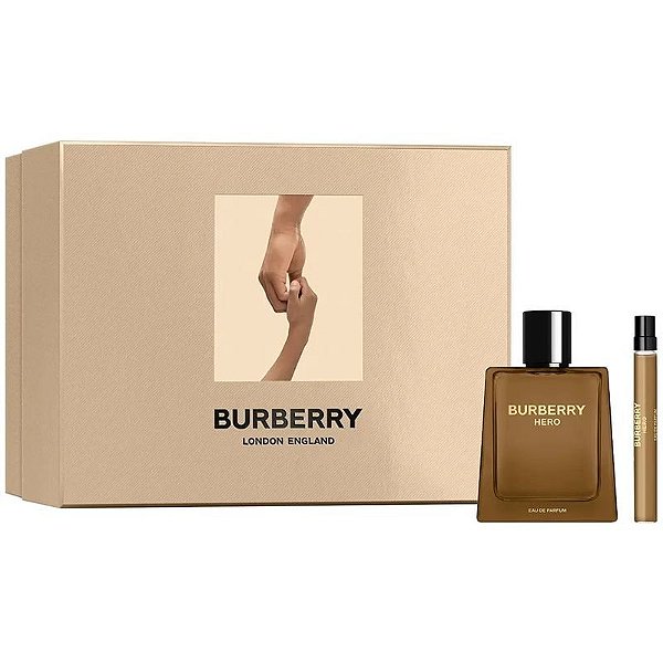 Kit de Perfume Burberry Hero EDP 100mL + 10mL - Fragrância Masculina