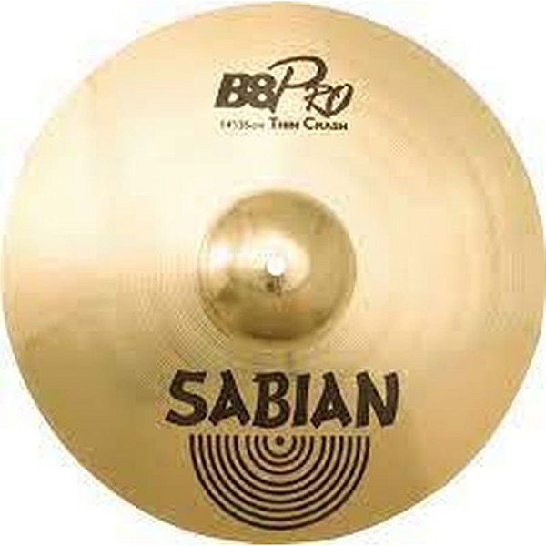Crash Sabian B8 Pro 16” Fino - Prato de Bateria Profissional