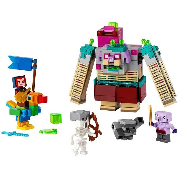 Conjunto Lego Minecraft Legends: Batalha Contra o Devorador - 21257 (420 Peças)