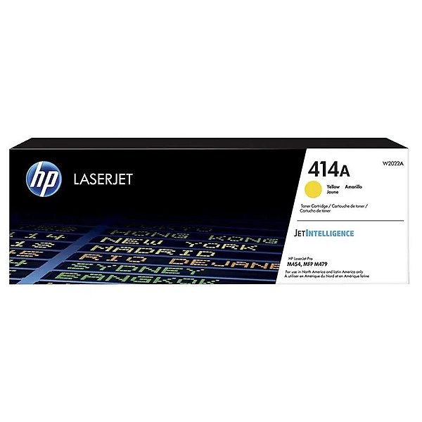 Toner Amarelo HP LaserJet 414A W2022A - Impressões de Alta Qualidade
