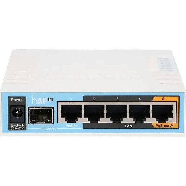 Roteador MikroTik Hap AC RB962UIGS Bivolt - Conexão Rápida e Estável para sua Rede
