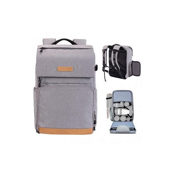 Mochila K&F Beta para Câmera - Cinza 22L (KF13.104V1)