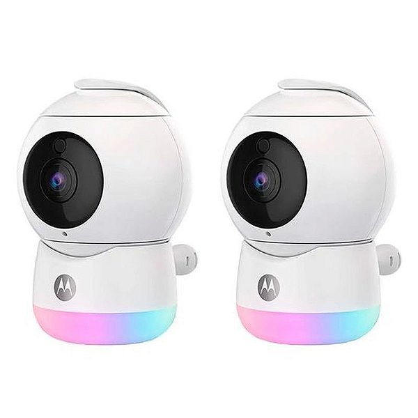 Câmera de Segurança Motorola Peekaboo Twin-W Full HD Wifi - Branca
