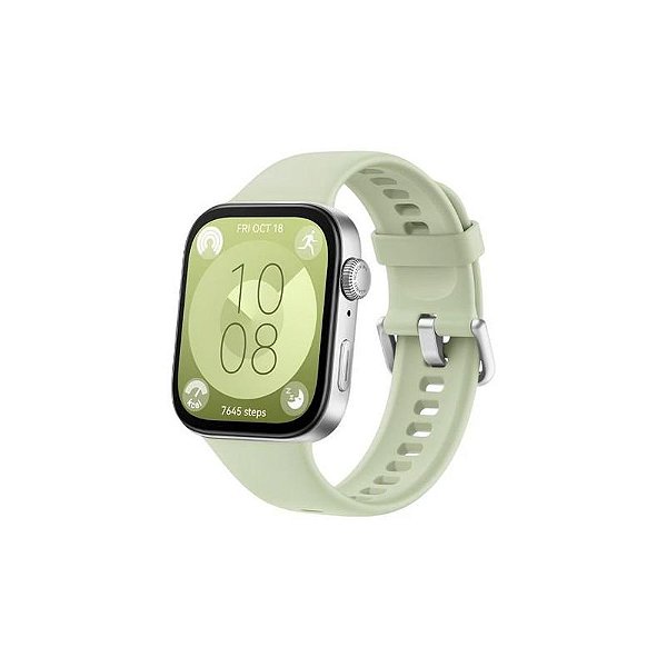 Relógio Inteligente Huawei Fit 3 SLO-B09 Verde com Monitoramento de Saúde e Atividades
