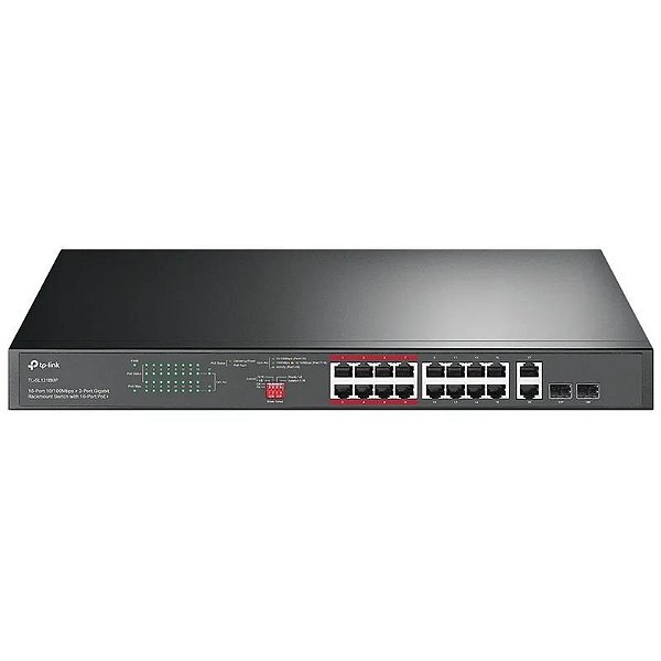 Switch PoE TP-Link TL-SL1218MP 16x10/100 Mbps + 2xGigabit