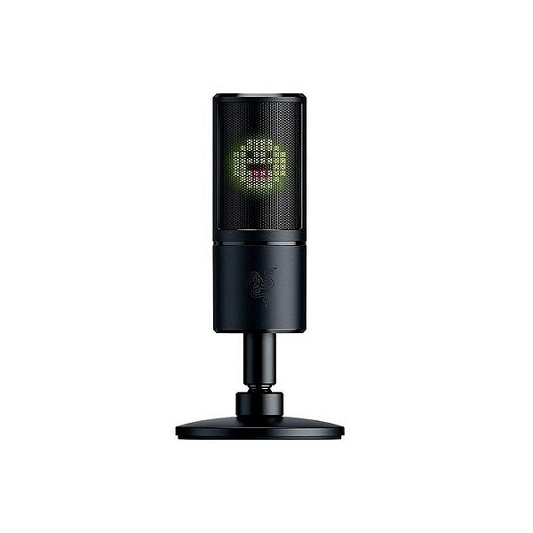 Microfone Condensador Razer Seiren Emote 48kHz - Preto - Qualidade Profissional