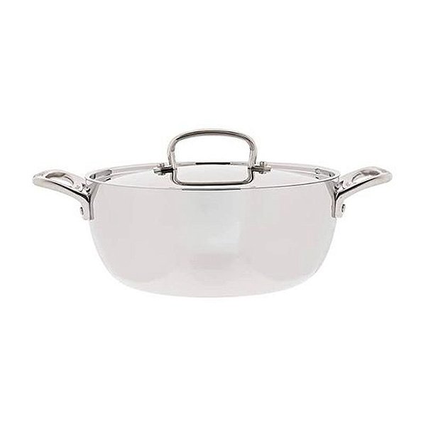 Panela Holandesa Cuisinart Fct3545 24 Antiaderente Inducao 4.25L Prata