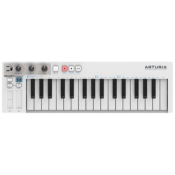Teclado Controlador Midi USB Arturia Keystep com 32 Teclas para Músicos e Produtores