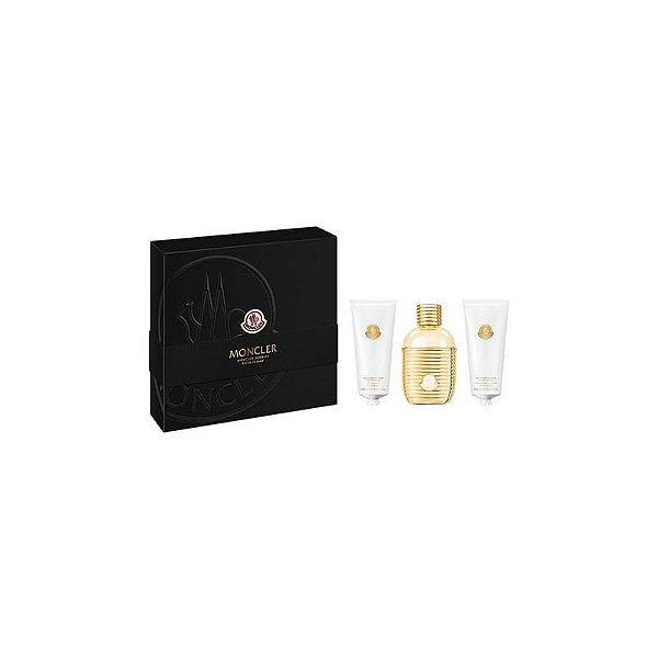 Conjunto de Perfume Moncler Sunrise Pour Femme - Eau de Parfum 3 Peças
