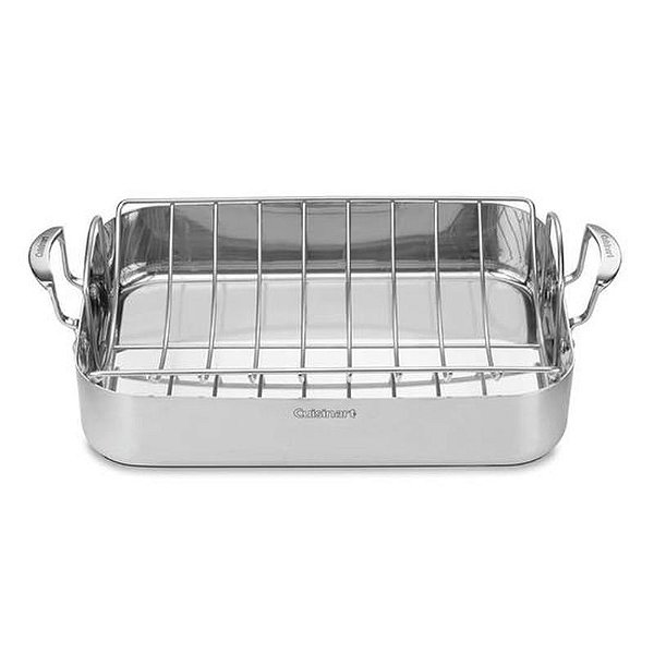 Bandeja Com Rack Em Aço Inox Cuisinart Mcp117-16Bm - 40Cm