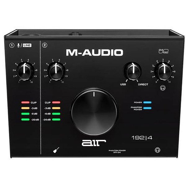 Interface de Áudio USB M-Audio Air 192 | 4 Canais - Alta Performance e Qualidade Profissional