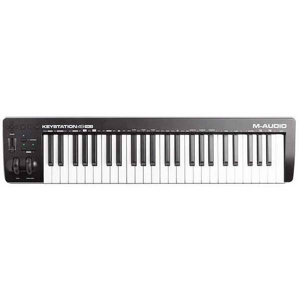 Controlador MIDI M-Audio Keystation 49 MK3 com 49 Teclas Sensíveis ao Toque