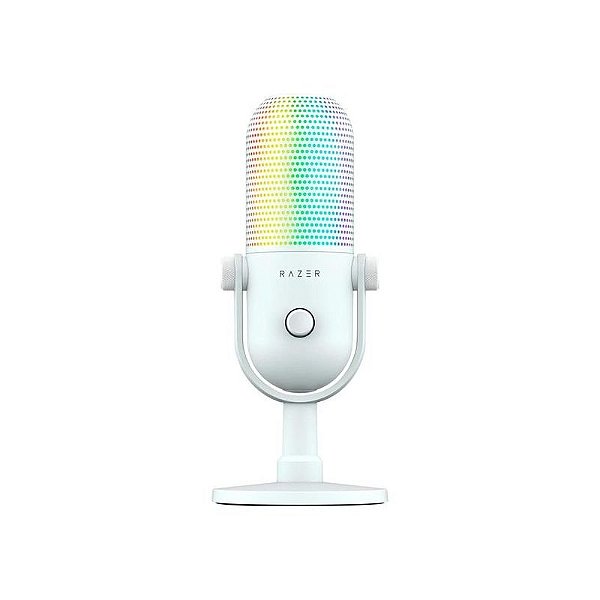 Microfone Razer Seiren V3 Chroma RGB USB - Edição Nasa Branca RZ19-05060200-R3U1