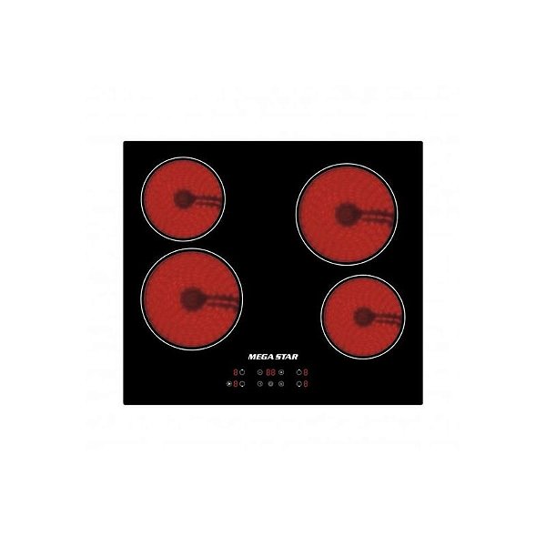 Cooktop Infravermelho Embutido 4 Bocas 220V Megastar - Alta Performance na Cozinha